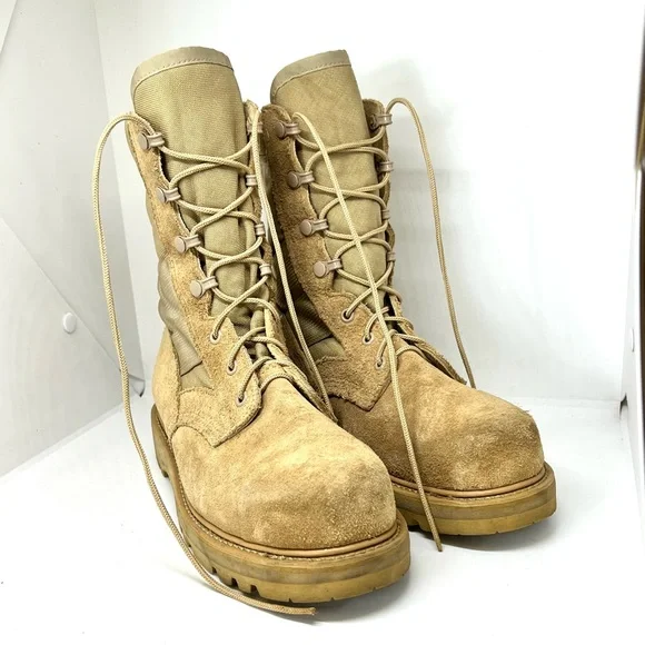Vibram | Shoes | Vibram Army Military Combat Tan Flight Hot  display picture 2